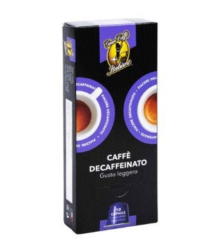Кофе в капсулах Gran Caffe Italiano Decaffeinato Gusto leggero, 10 шт ...