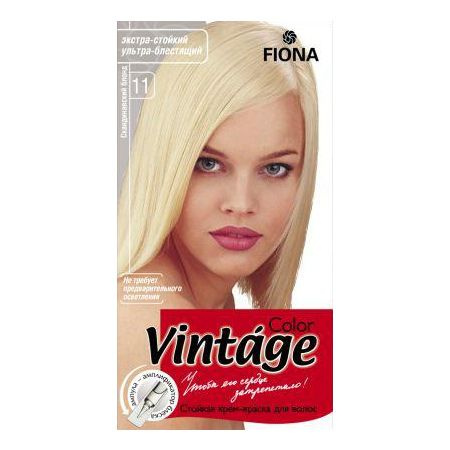 Fiona Краска для волос Vintage Color тон 11 Скандинавский блонд, 120 мл ...