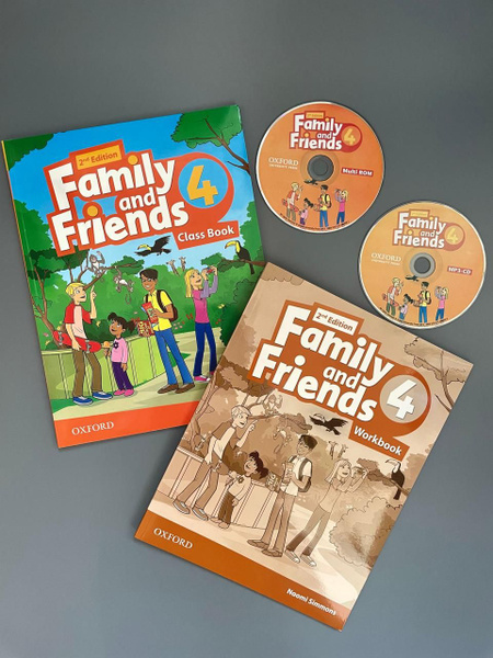 Характеристики Family and friends 4 Учебник + Рабочая тетрадь+ Диски ...