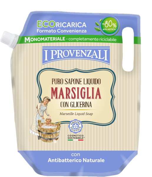 Мыло жидкое I Provenzali Марсельское, 750мл, 4 штуки - купить с ...
