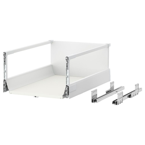 Ящик икеа максимера maximera 40x60 см высокий белый 103.680.88 купить ...