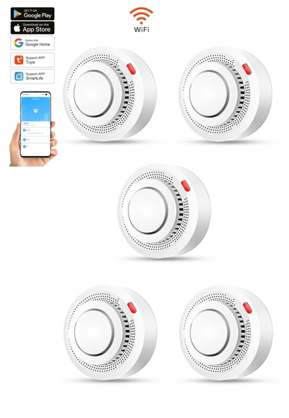 WiFi-детектор дыма DYGSM YG400A Smart Life/Tuya Smart 5 штук - купить с ...