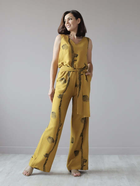 комбинезон женский летний брючный, Женский, Лето, размер 42, материал ...