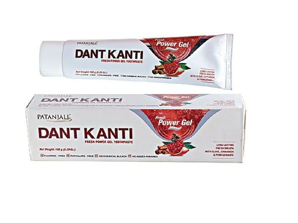 Dant Kanti FRESH POWER Gel Toothpaste, Patanjali (Дант Канти СИЛА ...