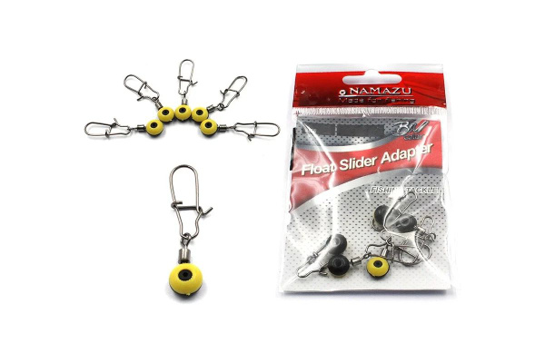 Крепеж для скользящего поплавка Namazu FLOAT SLIDER ADAPTER, цв. BN, р ...