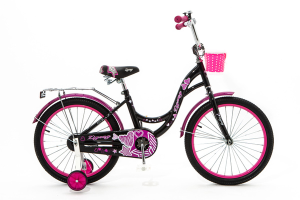 Велосипед ZigZag 20 GIRL черный малиновый - купить с доставкой по ...
