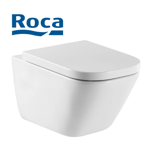 Подвесной унитаз Roca, направление выпуска: Горизонтальное (в стену ...