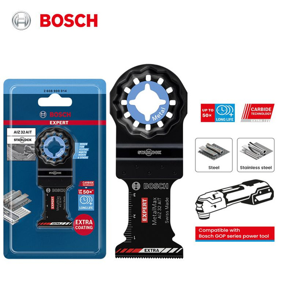 Лезвие для резки дерева и металла Bosch Starlock Expert MetalMax AIZ 32 ...