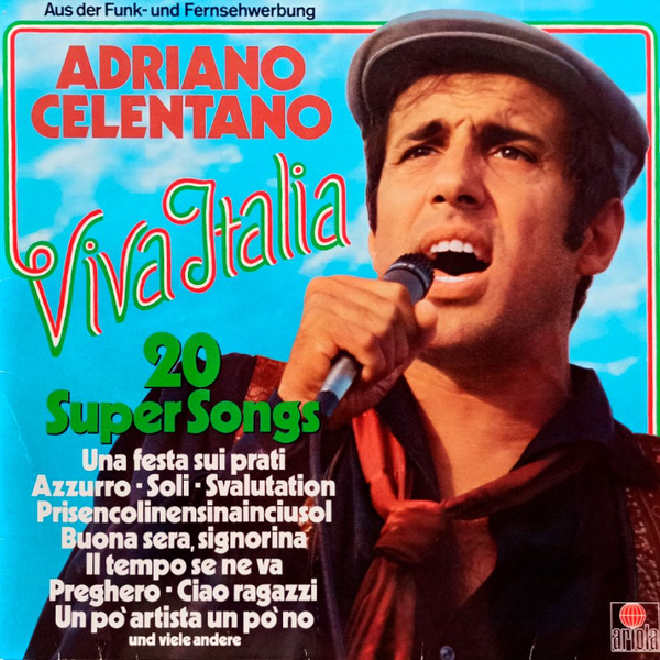 Adriano Celentano. Viva Italia (20 Super Songs). Адриано Челентано ...
