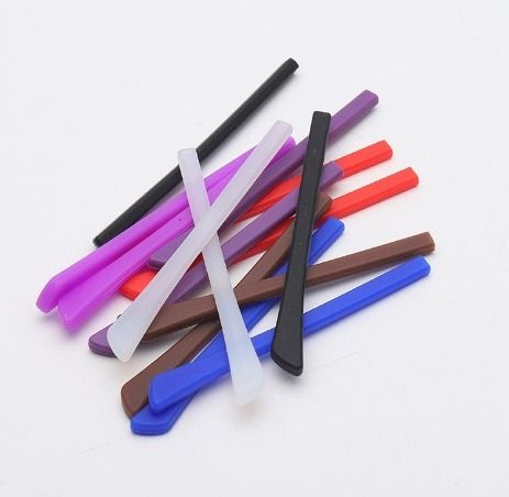 Силиконовые насадки противоскользящие для дужек очков микс 3 цвета ...