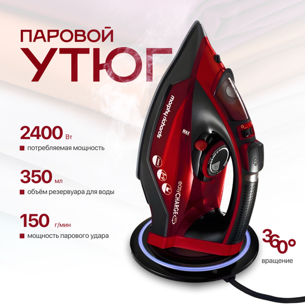 Утюг Morphy Richards 303250, 2400 Вт Керамическое покрытие - купить по ...