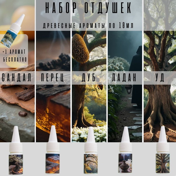 Набор отдушек для создания свечей, мыла, диффузоров, парфюма ...