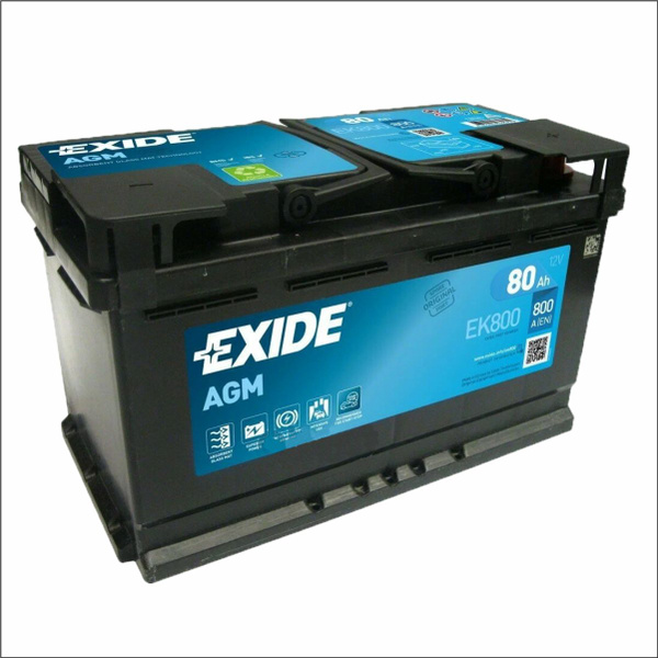 Аккумулятор автомобильный EXIDE Exide_AGM_80R купить по выгодной цене в ...