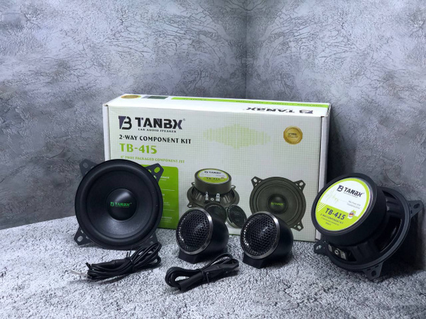 Компонентная акустика, колонки для автомобиля TANBX TB-415 10см (4 дюйм ...