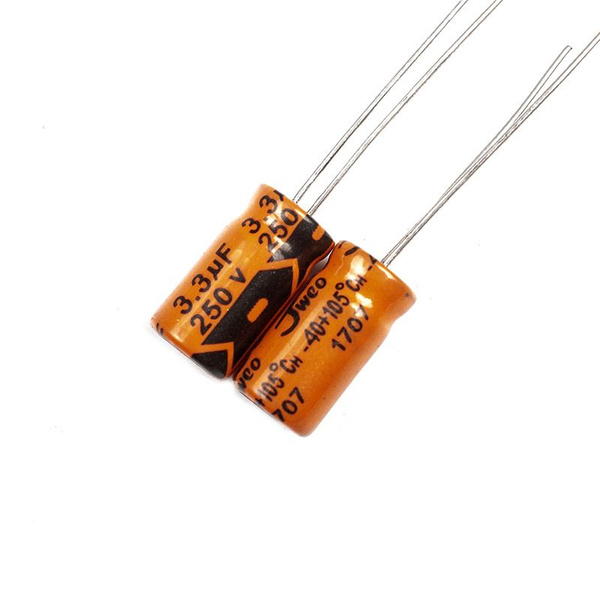 2 шт.,Конденсатор электролитический 250В-3.3мкФ (3.3uF-250V, -40+105C ...