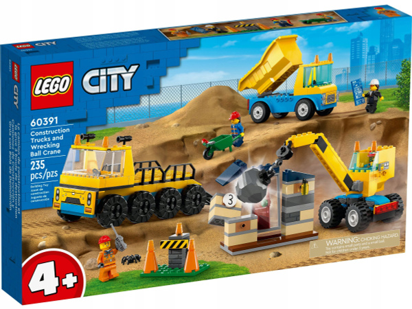 Конструктор LEGO City - Строительная техника и разрушительные шары ...