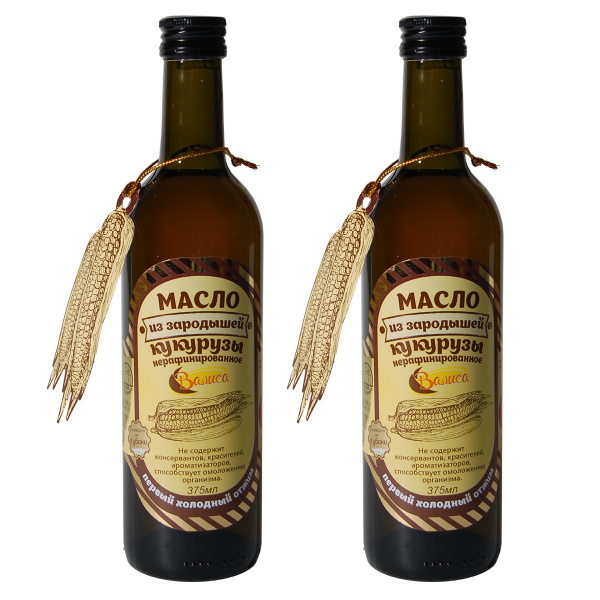 Масло из зародышей кукурузы нерафинированное Валиса 2 шт. х 375 мл ...