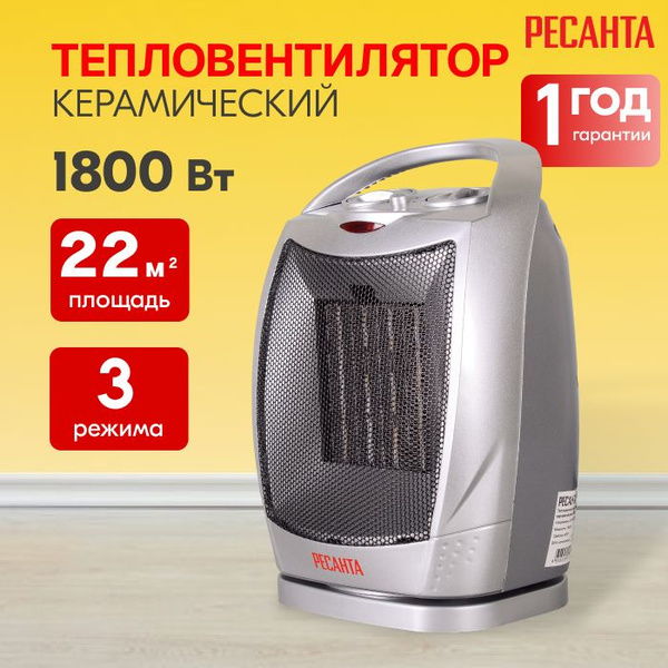 Тепловентилятор Ресанта (1800 Ватт, 22 квадратных метра) купить на OZON ...