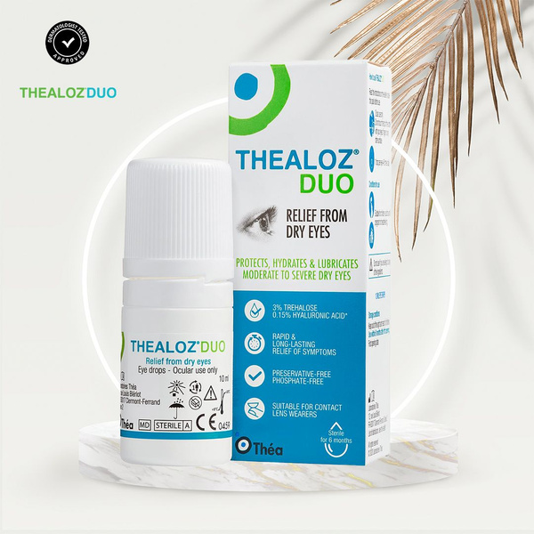 Глазные капли Теалоз Дуо Thealoz Duo 10ml. - купить с доставкой по ...