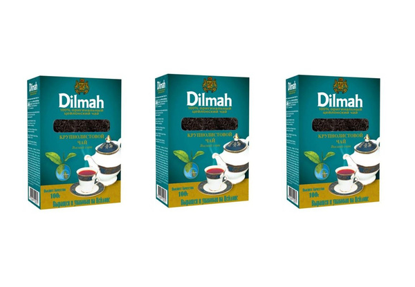 Dilmah Чай черный, Высший сорт, 100 г, 3 уп. купить на OZON по низкой ...