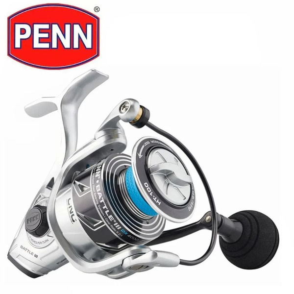 PENN BATTLE III 3000DX 6.2 HT-100 System 7BB Full Metal Body Pre-Load ...