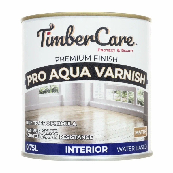 TimberCare Pro Aqua Varnish 350078 Профессиональный износостойкий лак ...