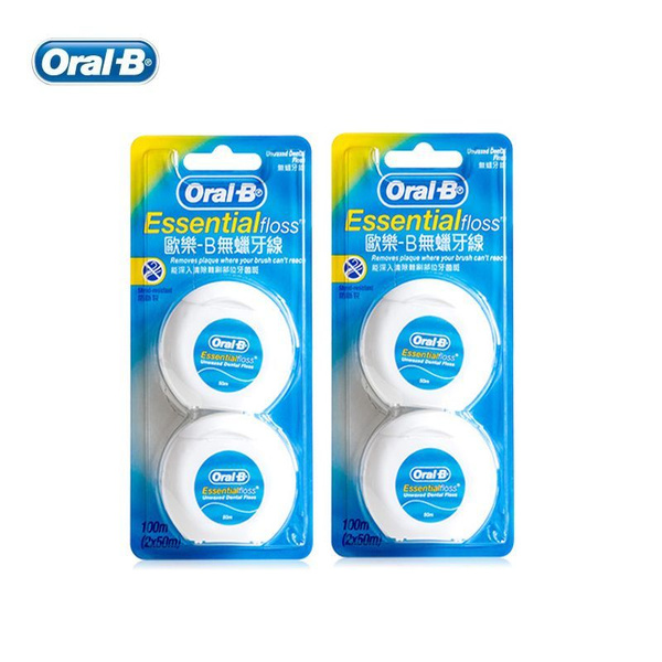 Зубная нить с мятой Oral-B Essential Floss для полости рта 50м,4шт ...