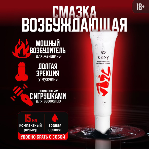 Смазка интимная на водной основе для секса возбуждающая "ДЖИ" (spot G ...