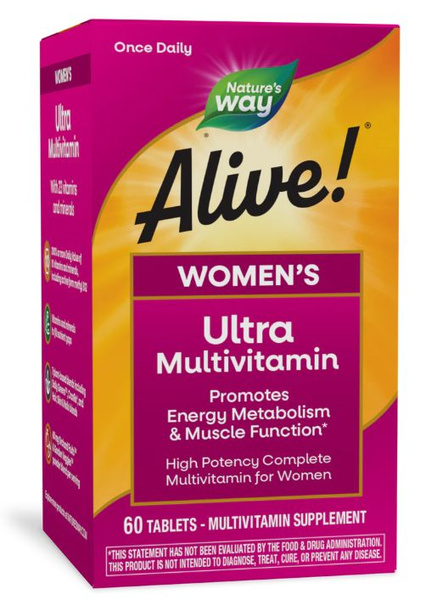 Alive! Women's Ultra Multivitamin (Ультра мультивитамины для женщин) 60 ...