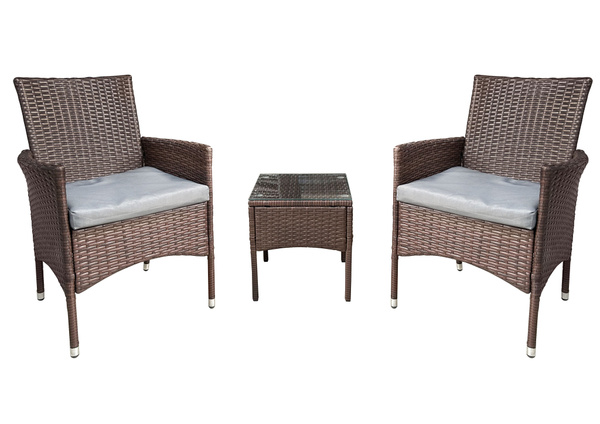 Набор садовой мебели Bistro искусственный ротанг 3 предмета купить на ...