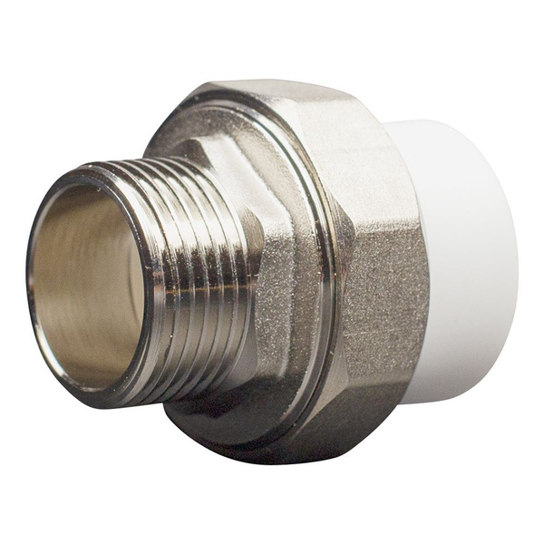 Муфта американка 1/2"х25 полипропилен для трубы комбинированная СТМ ...