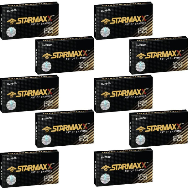 Starmaxx, Лезвия классические для Т-образных станков, двусторонние, 50 ...