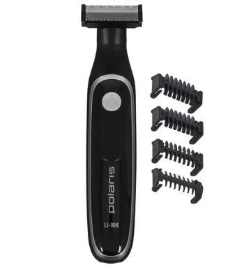 Polaris Триммер для бороды и усов PHC - 0202R, кол-во насадок 4 купить ...