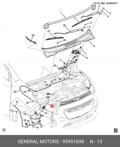Трубка Заливной Горловины Бачка Стеклоомывателя Org купить на OZON по ...