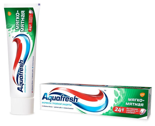 Аквафреш Мягко-Мятная / Aquafresh - Зубная паста Mild & Minty 100 мл ...