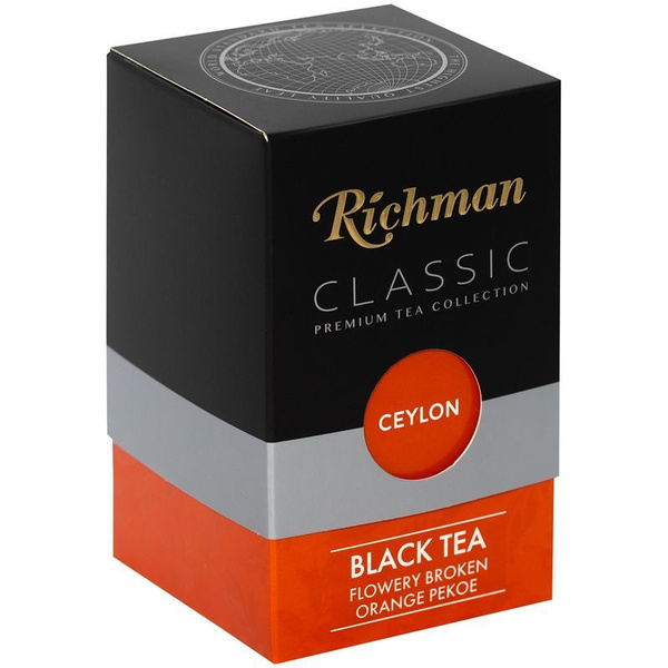 Чай Richman Flowery Brocken Orange Pekoe чёрный среднелистовой, 100г ...