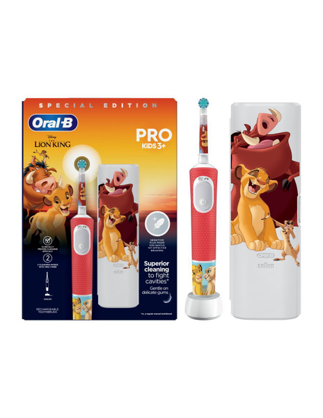 Оригинальная детская электрическая зубная щетка ORAL-B Vitality Pro ...