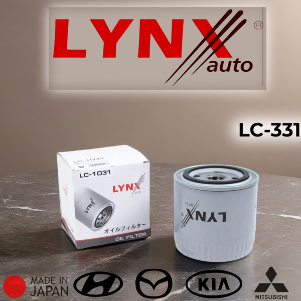Фильтр масляный LYNX LC-331 Solaris Accent Creta Elantra Getz H1 ix35 ...