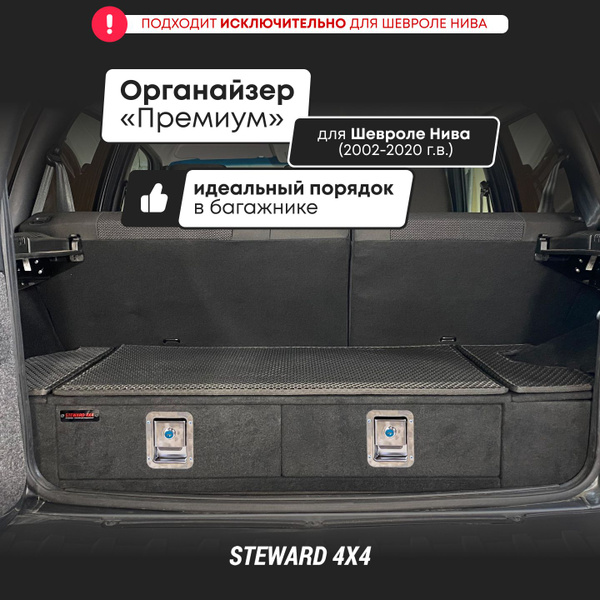 Органайзер Премиум в багажник Шевроле Нива/Chevrolet Niva (2002-2020 г ...