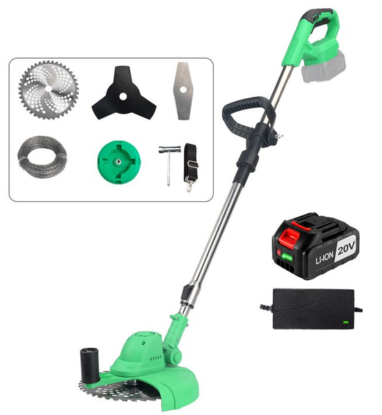 Триммер аккумуляторный бесщеточный ZITREK GreenCut 20V (20В, Li-ion ...