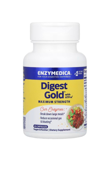 Ферменты для Пищеварения Тяжелой Пищи с ATPro ENZYMEDICA Digest Gold ...
