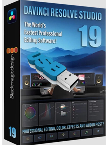 Blackmagic Design DaVinci Resolve Studio 19 на USB флеш