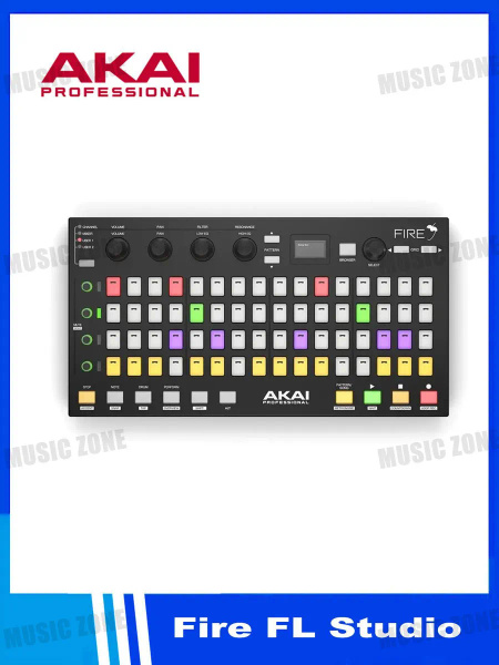 MIDI-контроллер,AKAI Fire FL Studio,RGB-панели с матрицей 4X16,Цифровая ...