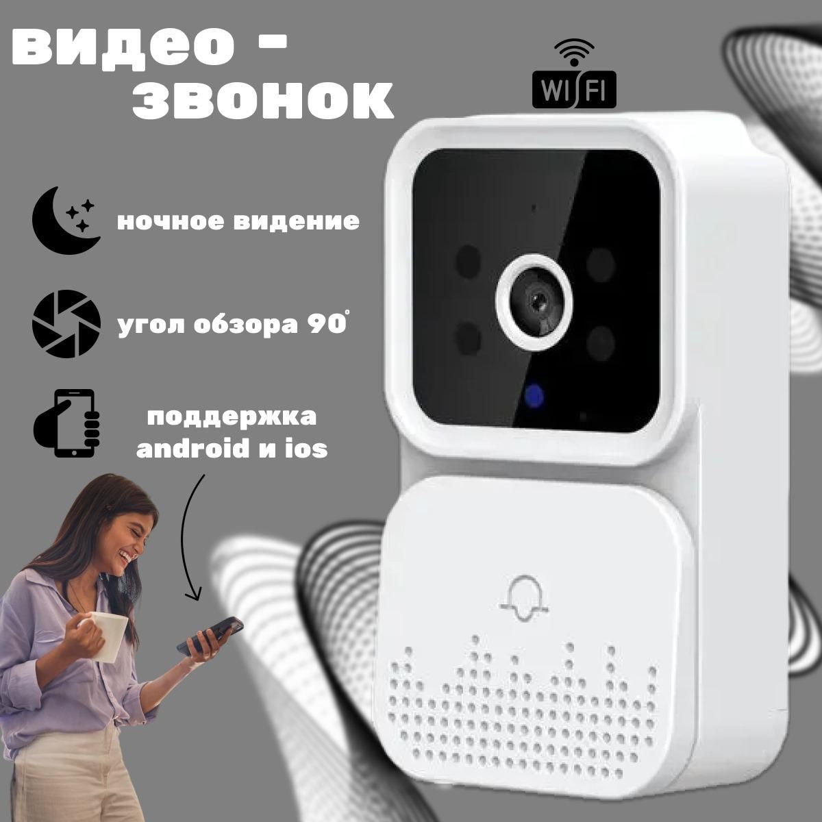 Дверной Глазок с Камерой Wi-Fi – купить в интернет-магазине OZON по низкой  цене