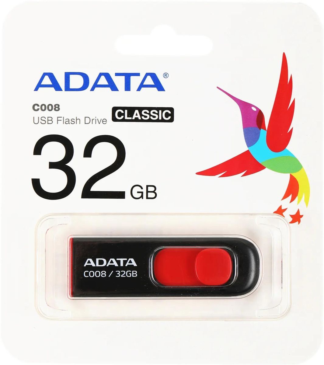 Флэш-накопительUSB232GBBLACK/REDAC008-32G-RKDA-DATA