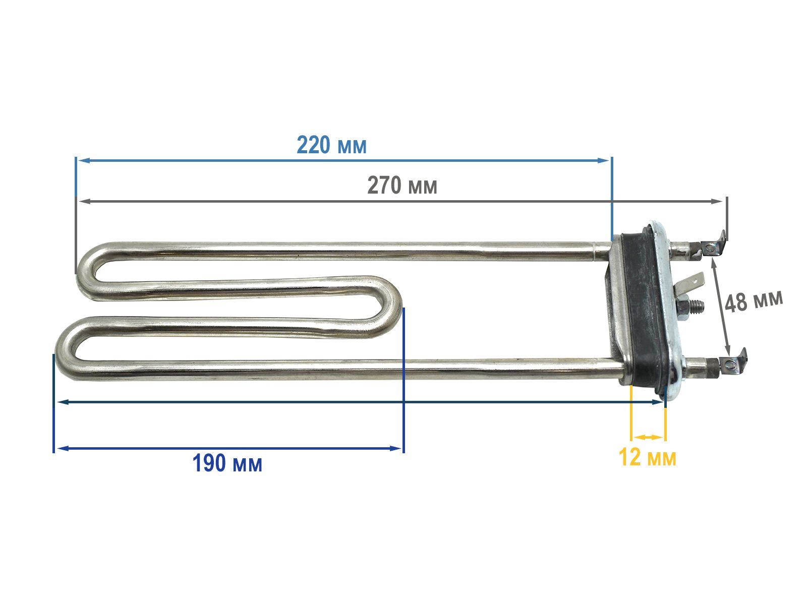 ТэндлястиральноймашиныBosch2000W,прямойсотверстиемподдатчик,L240мм,488731