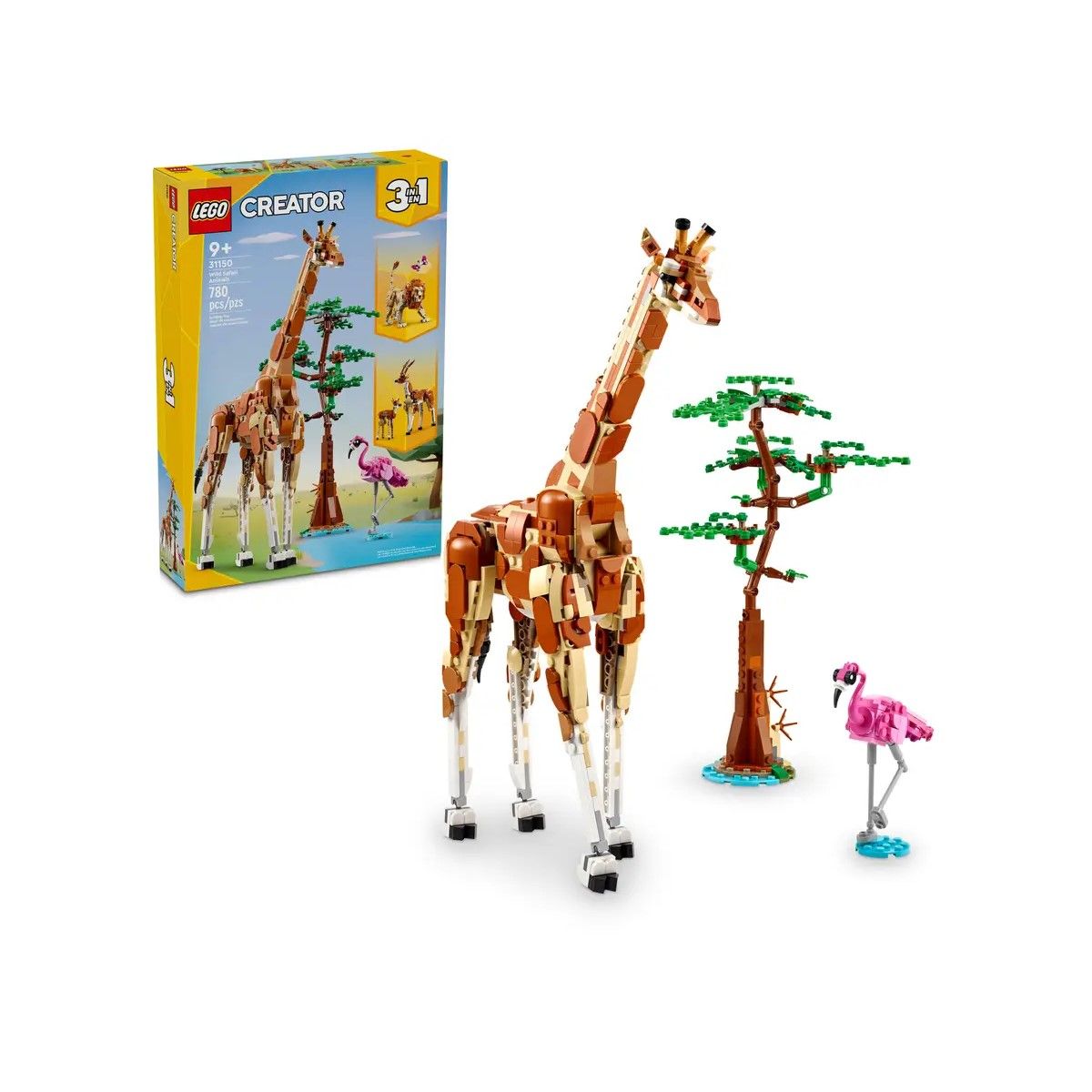 31150 Пластиковый Конструктор LEGO Creator 31150 Wild Safari Animals Сафари  с животными