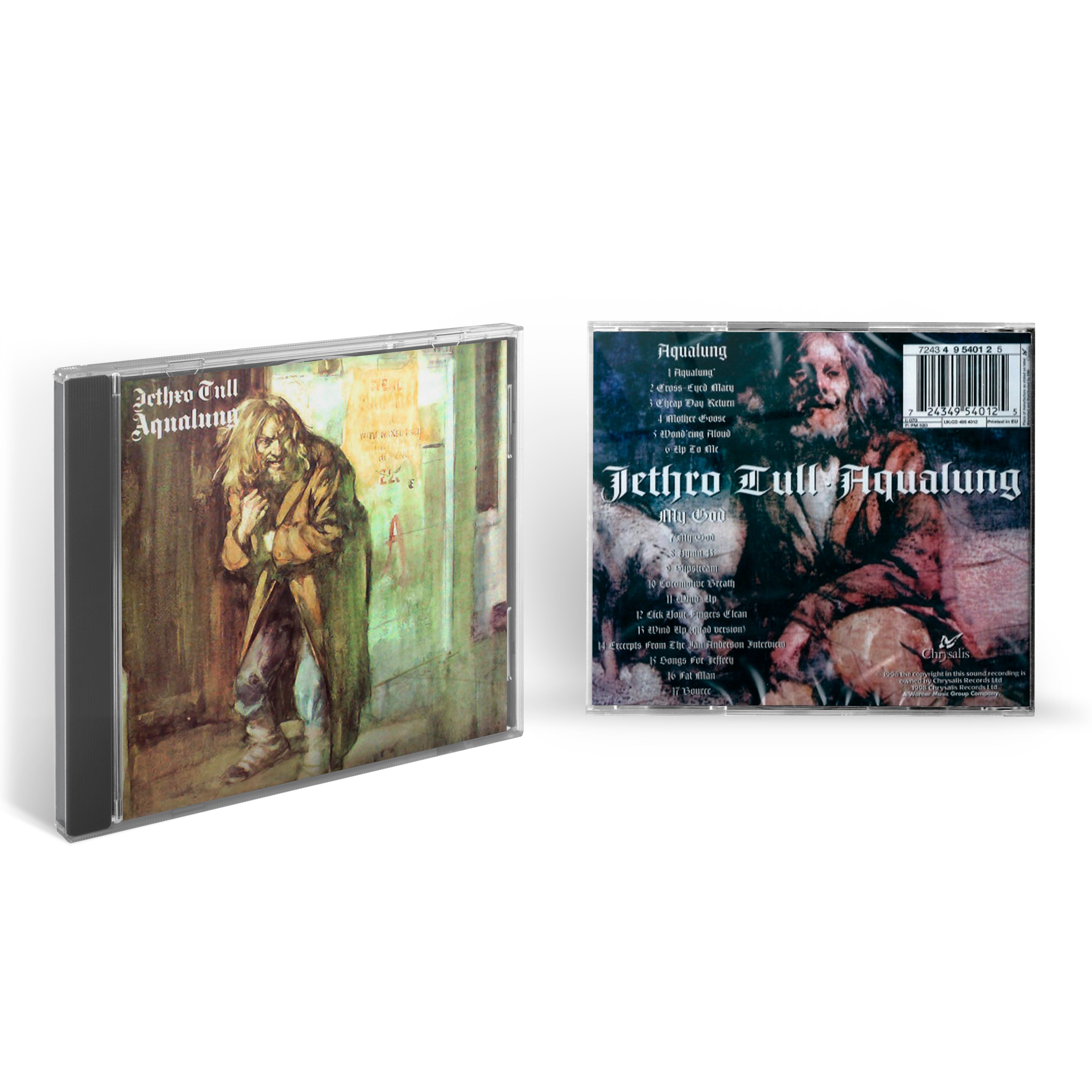 Jethro Tull - Aqualung (CD) 1998 Jewel Музыкальный диск