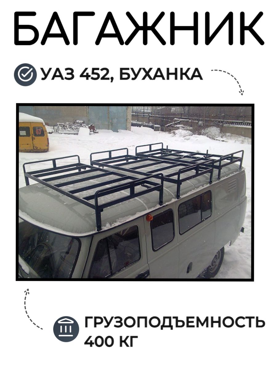 Экспедиционные багажники на крышу УАЗ Буханка купить во Владивостоке, доставка по РФ