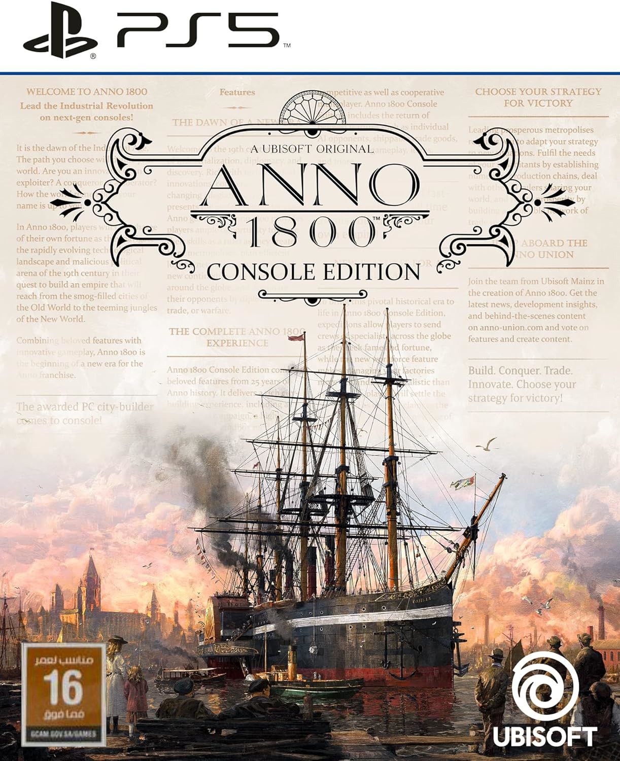 Игра Anno 1800 Console Edition PS5 (PlayStation 5, Русские субтитры)